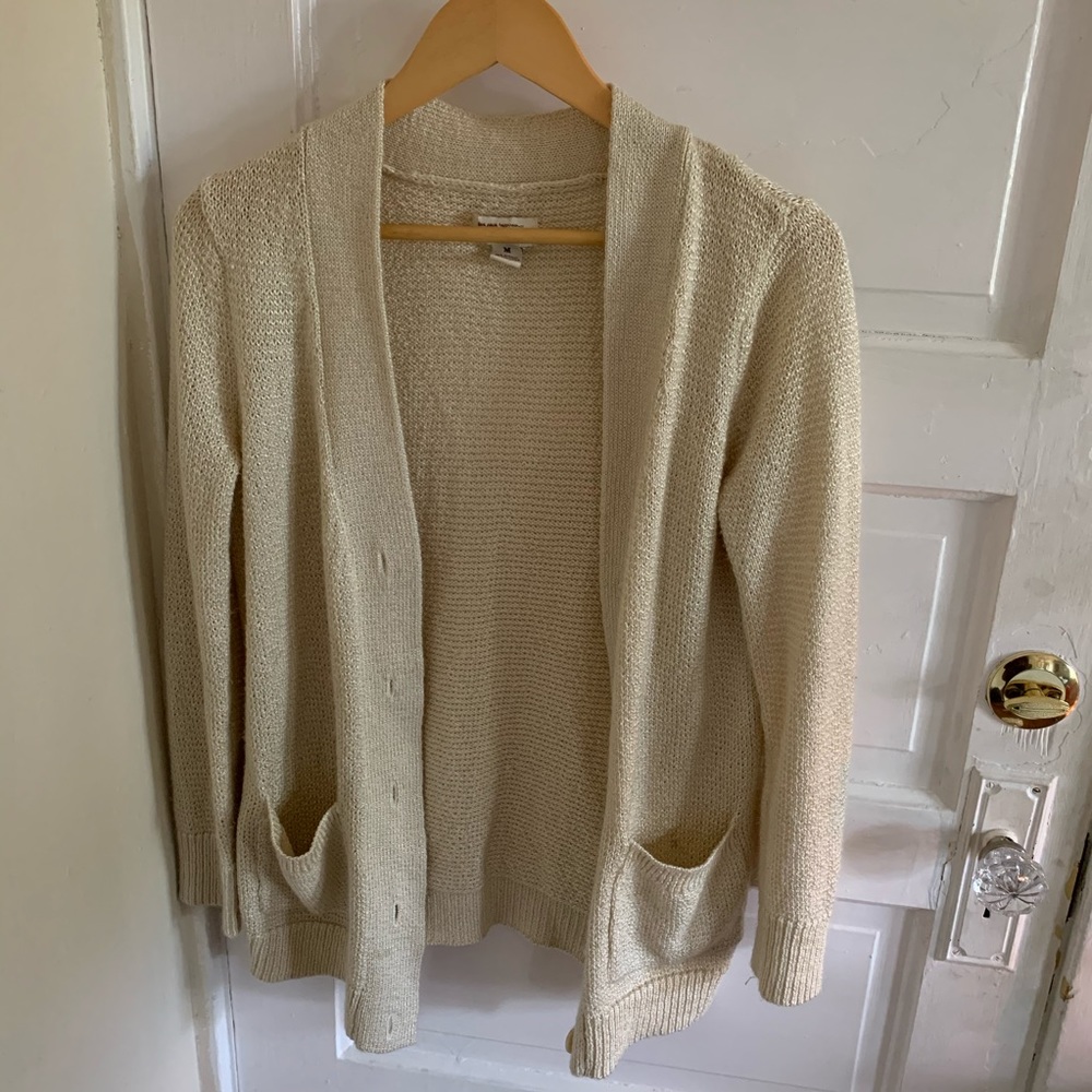 Cream cardigan